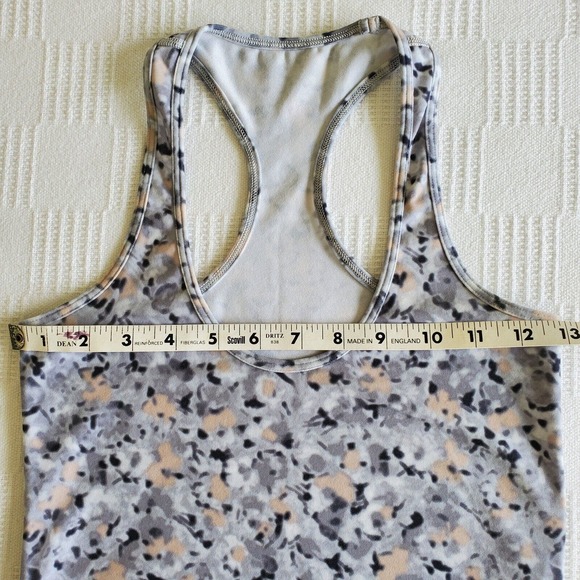 Lululemon | Cool Racerback Tank | Not So Petite Fleur Silver Spoon | 2 - Picture 12 of 13